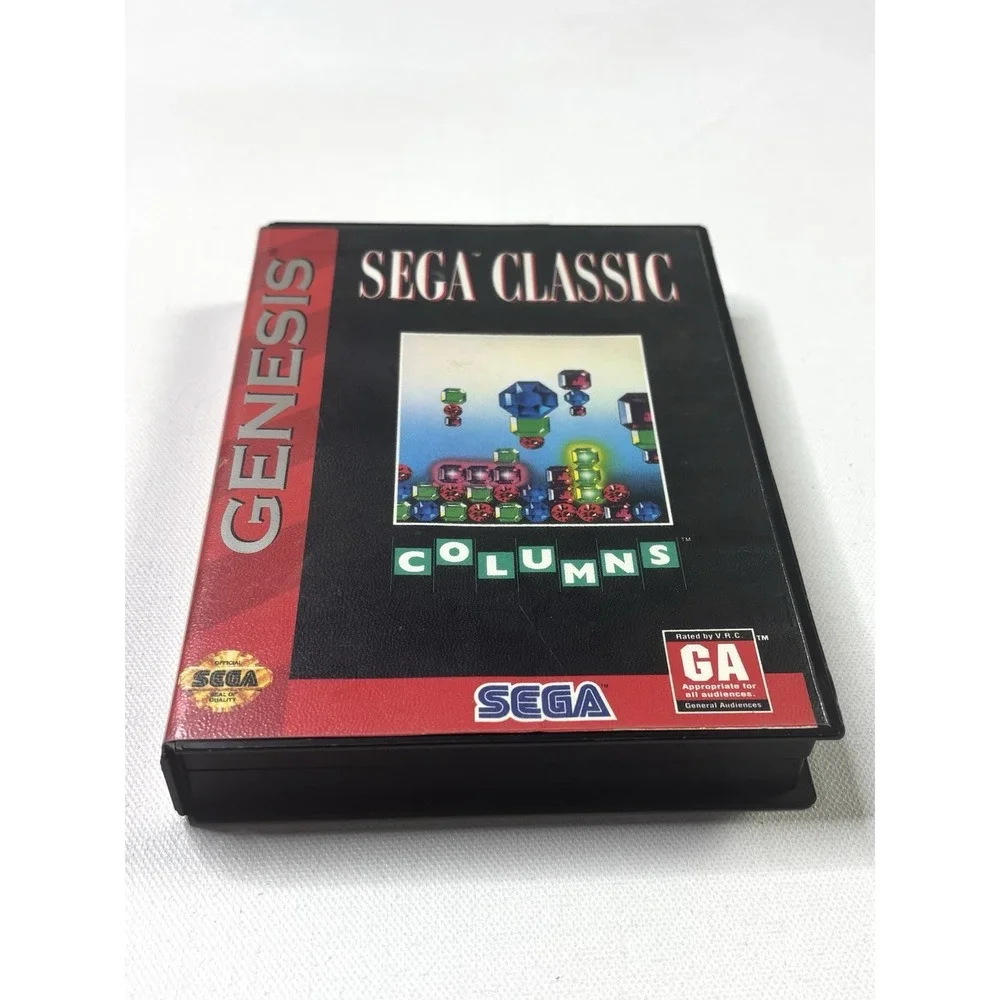 Columns Sega Genesis 1993 Video Game Vintage Sega Classic